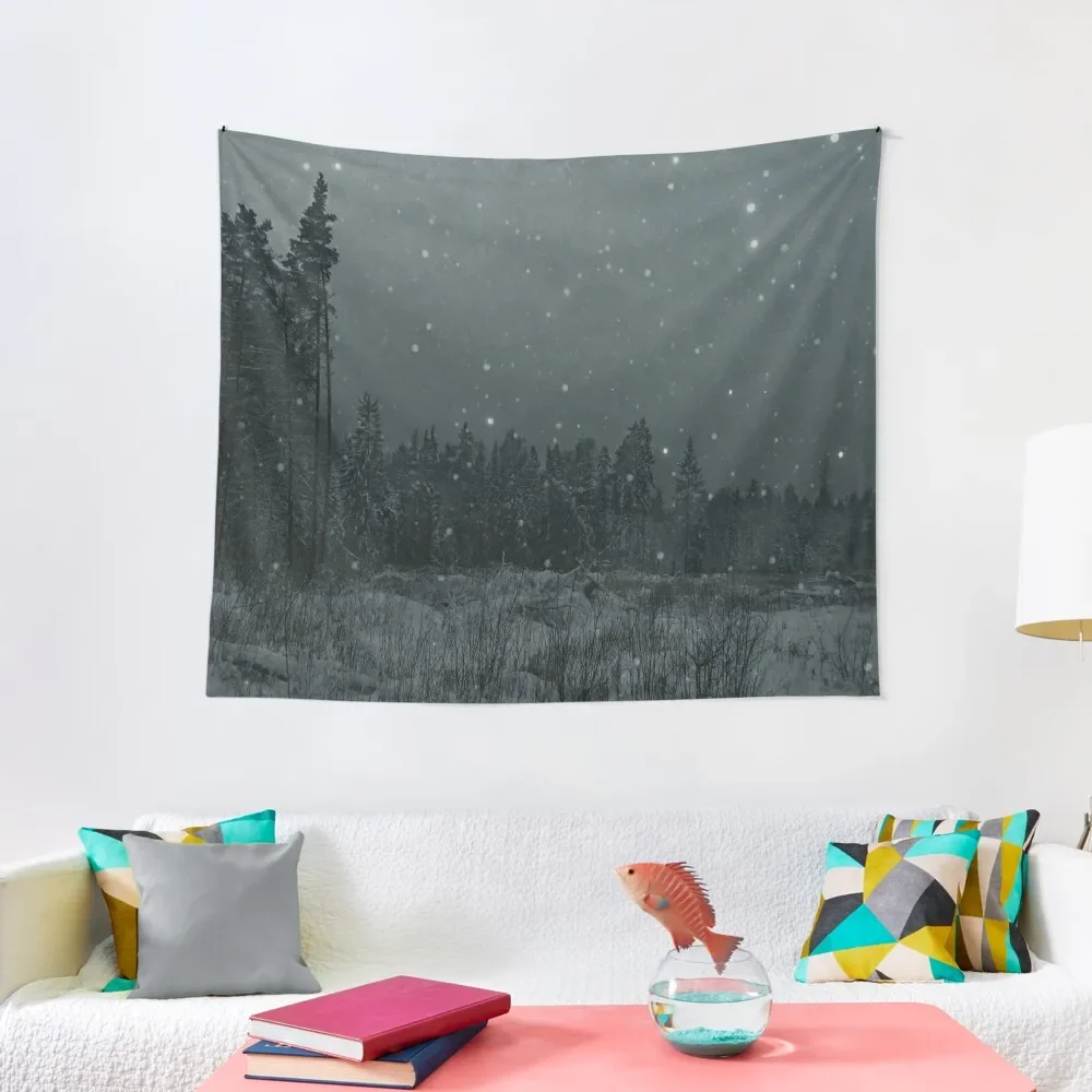 

Snowfall Tapestry Aesthetic Room Decoration Room Decor Tapestry