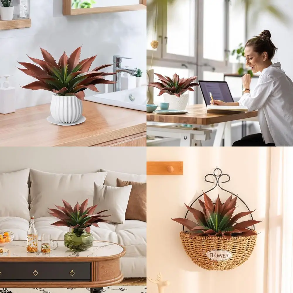 

Реалистичные крупные суккуленты и искусственные цветы Real Touch, без горшков, идеально подходят для домашнего и свадебного декора (зелено-красные)