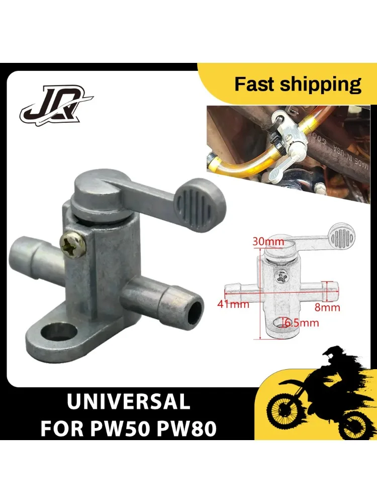 Robinet de réservoir de carburant universel PW50 PW80 8mm 5/16 pouces, interrupteur de Valve d'essence de gaz pour Honda Yamaha Dirt Bike tondeuses à gazon ATV