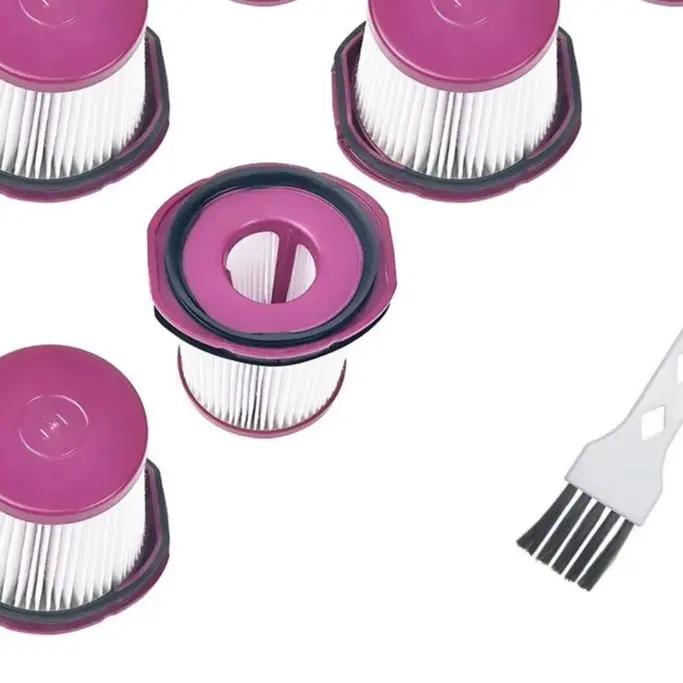 High Efficiency Filter Set For Shark LC200JIV LC351 LC501JOR Models Includes Brush For Deep Cleaning Maintenance Parts