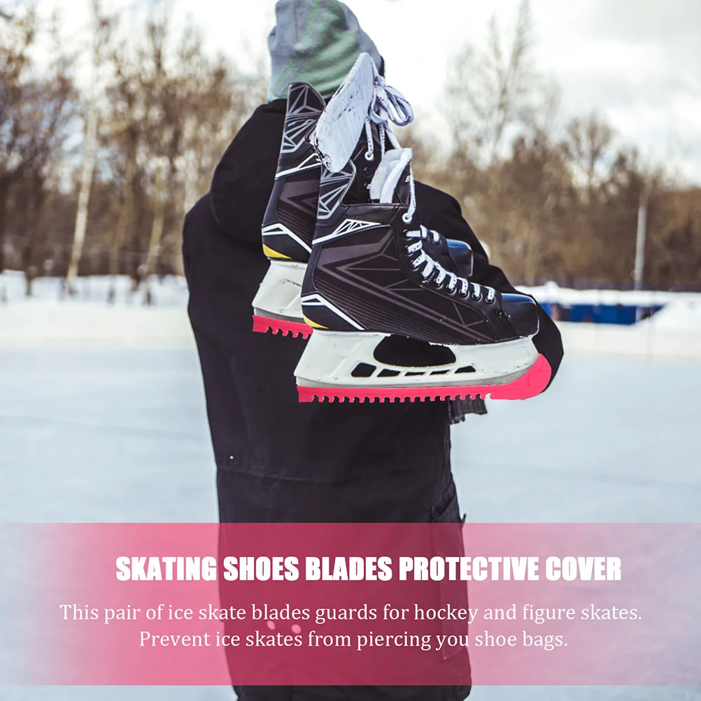 Protecteur de patins à glace pour enfant, couvre-chaussures de patinage, protections de hockey, 2 paires