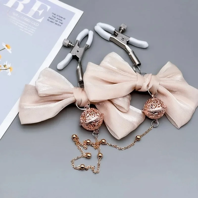 Nipple Breast Clamps With Bell Ring Sex Anal Plug Woman Necklace Vaginal Clamp Sexy Nipple Clip Breast Bell Adult Couple Sex Toy - view 3