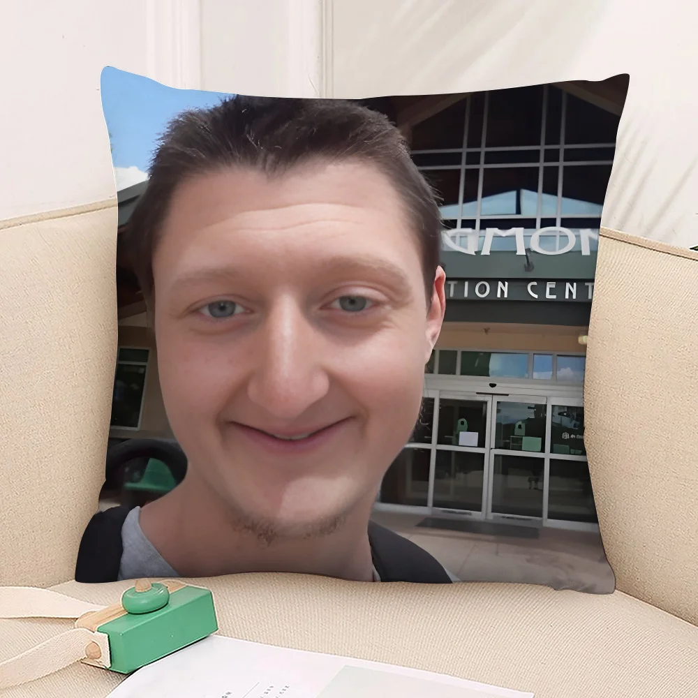 D-Daniel لارسون Selfie كيس وسادة ثلاثية الأبعاد طباعة ألياف البوليستر 45*45 سم أريكة المنزل رمي غطاء وسادة الديكور مهرجان هدية