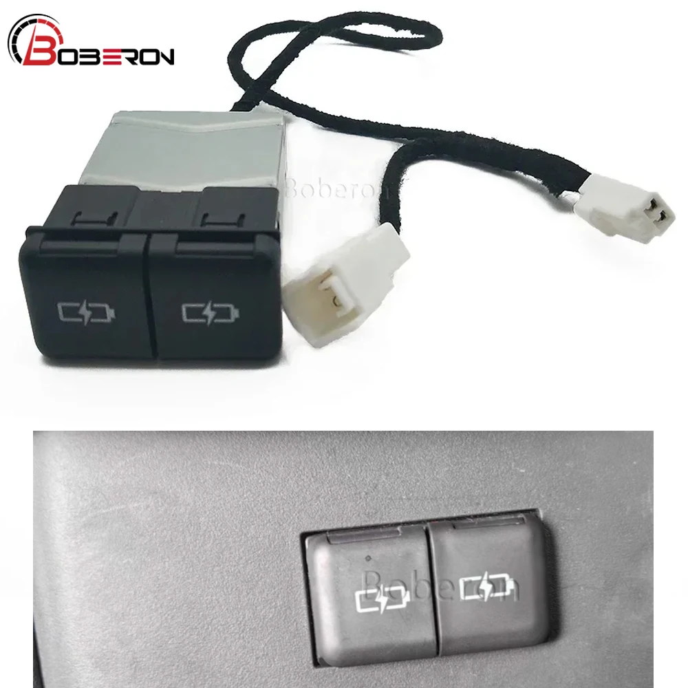 Double USB Type-C Quick Charger Adapter for Toyota Sienna Camry Highlander Corolla RAV4 Land Cruiser 70 2018-2022 Accessories