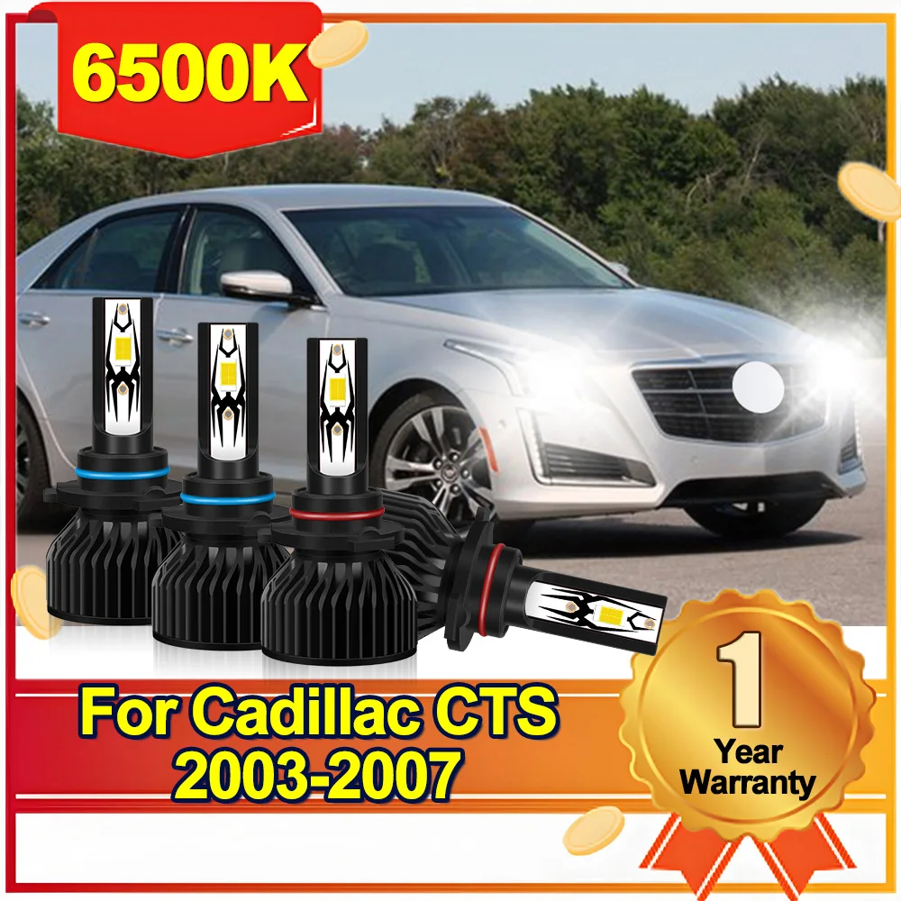 

Для Cadillac CTS 2003-2007 светодиодный комплект для переоборудования фар Hi-Lo Beam лампы 20000LM охлаждающий вентилятор дизайн фары