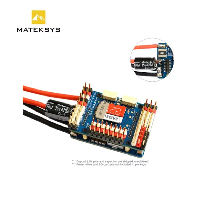 MATEK System H743-WLITE Flight Controller Integrierte OSD Blackbox 2-6S LiPo 90A Für FPV Fixed Wing Drone F765-WSE Upgrade