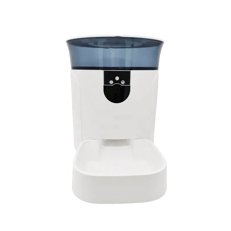 Factory Wifi Remote Camera Control 7L Dog Food Feeder Smart Microchip Automatic Pet Feeder