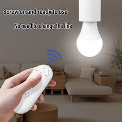 New E27 Led Lamp Base with Wireless Remote Control Smart Timer AC85-265V Light Bulb Holder Socket Adapter Converter Adjustable