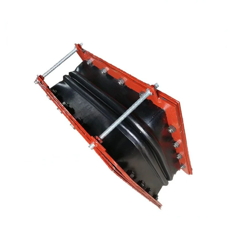 Customized FVB Rectangular Air Duct Rubber Expansion Joint Non Metallic Desulfurization Flexible Connector Power Plant Flue Duct