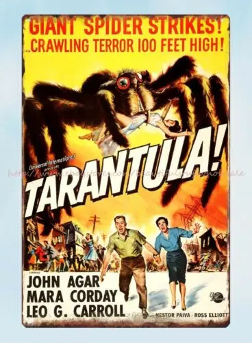 metal posters Tarantula 1955 horror sci fi movie poster metal tin sign