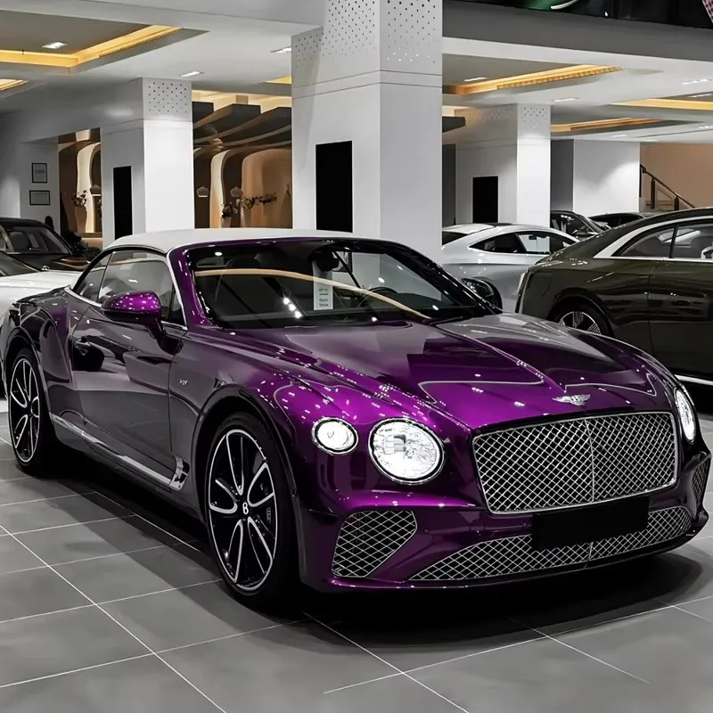 Vinyl Wrap Supplier Purple Chameleon Chrome Car Wrap Vinyl Self Adhesive Bubble Free Air Release Color Shift Film