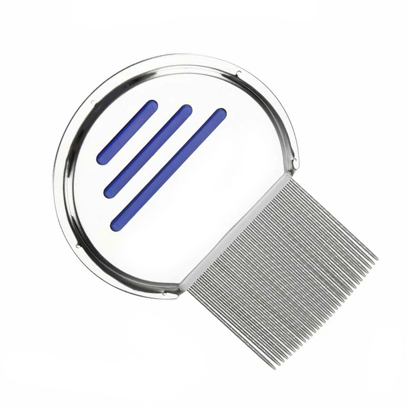 Stainless Steel Lice Comb Nit Free Rid Kids Hair Terminator Super Density Teeth Remove Pet Comb Styling Tools Pet Cleaning Tools