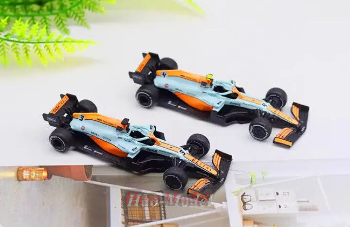 1/64 For Mclaren F1 GULF MCL35M Car Model Alloy Diecast Simulation Toys Birthday Gifts Hobby Display Collection Dual car package