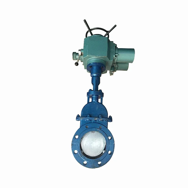 DMZ973H-10R DMZ973H-16R Multi-turn Electric Cf8m Knife Gate Valve