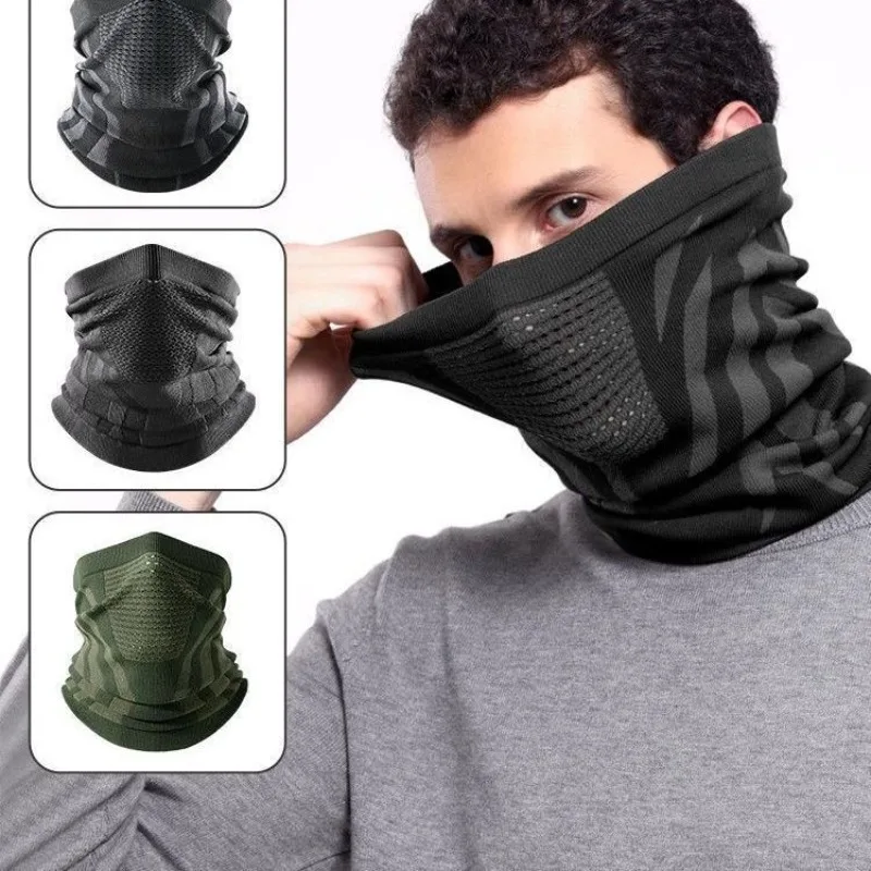 

Оригинальная велосипедная маска, теплый шарф, ветрозащитный, для альпинизма, бега, катания на лыжах, дышащий бесшовный шарф