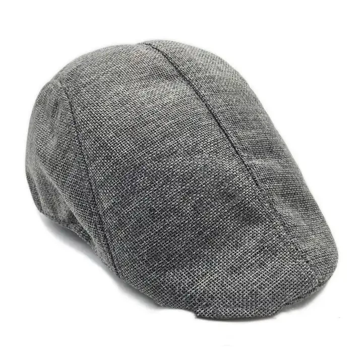 Vintage British Artist Hats Men\'s Newsboy Caps Fashion Spring Autumn Berets Hats Linen for Women Breath Well Hot Sale