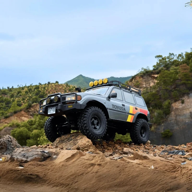 1/10 FCX10 FCX18 LC80 PRO ランドクルーザー ブラシレス RCクローラー 4WD ブラシレス LC80 シミュレーション クロッシング クライミングカー モデル