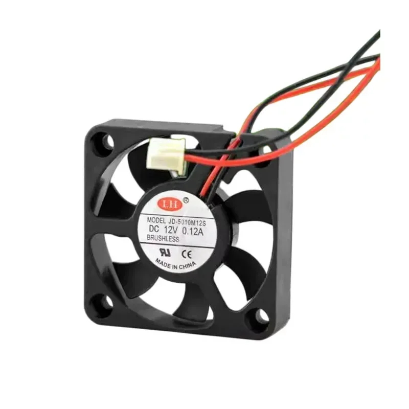 New LH JD-5010M12S DC12V 0.12A 5010 5CM ultra-quiet double ball cooling fan