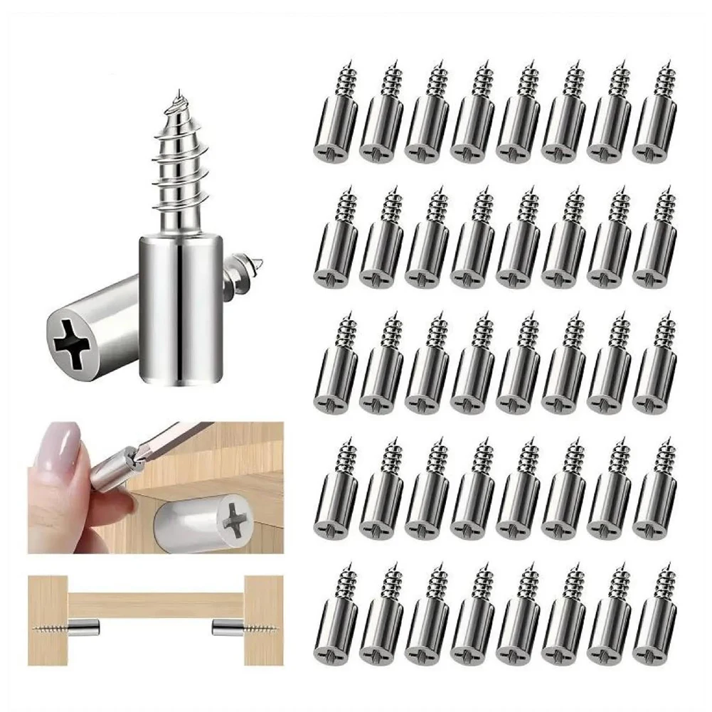 Self-Tapping Screws Shelf Support Pegs Shelf，Shelf Pin With Non-Slip Sleeve Screw-In Integrated Shelf Supports For Diy Furniture
