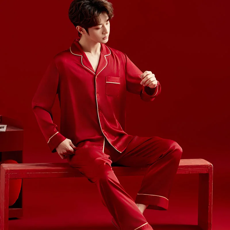 2 個の女性のセクシーなレース V ネックローブ寝間着カジュアル部屋着男性シャツパンツパジャマカップルホーム服