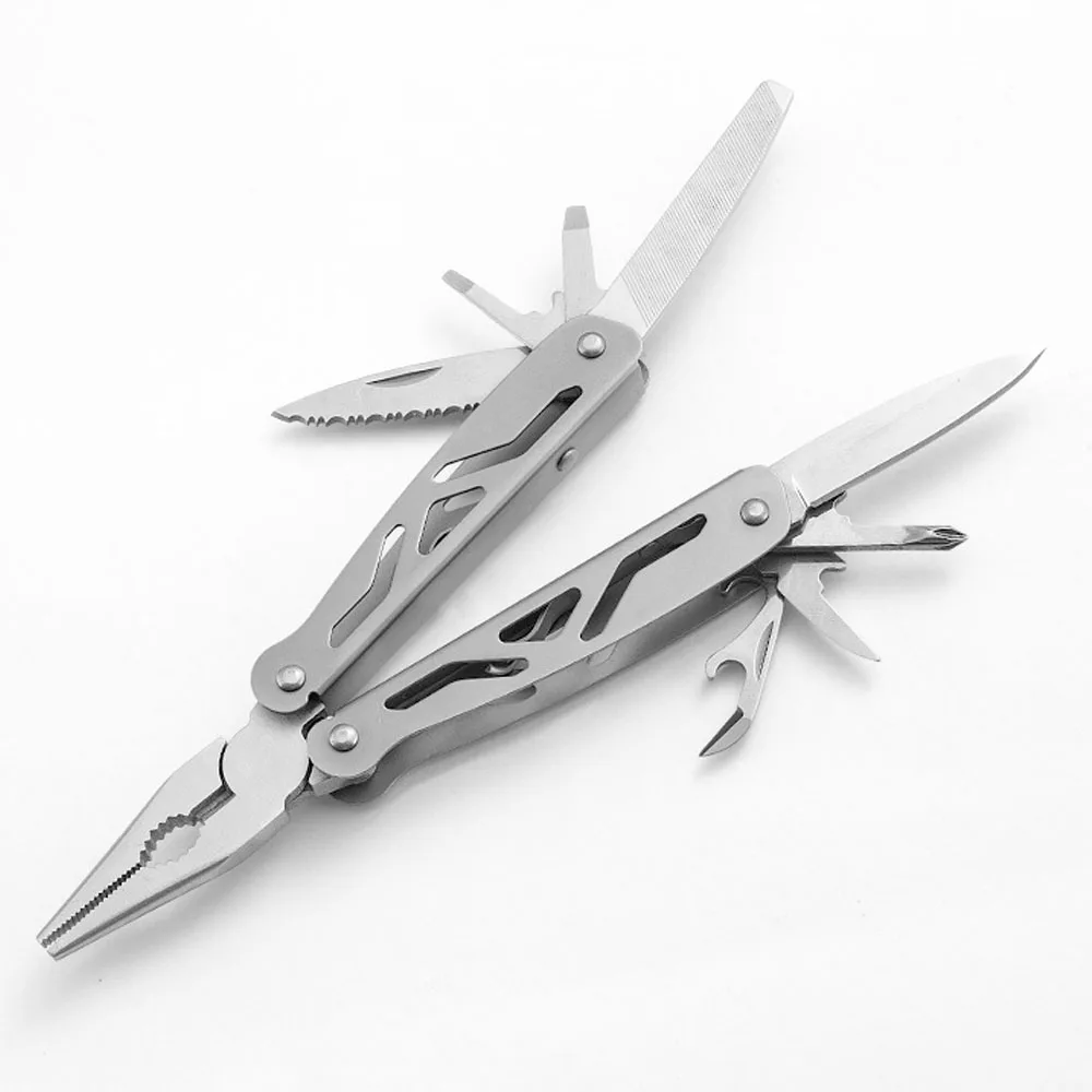 EDC Multifunctional Pliers Tactical Knives Nylon Oxford Bag Outdoor Survival Camping Folding Knife Multitool Pliers EDC Gadgets