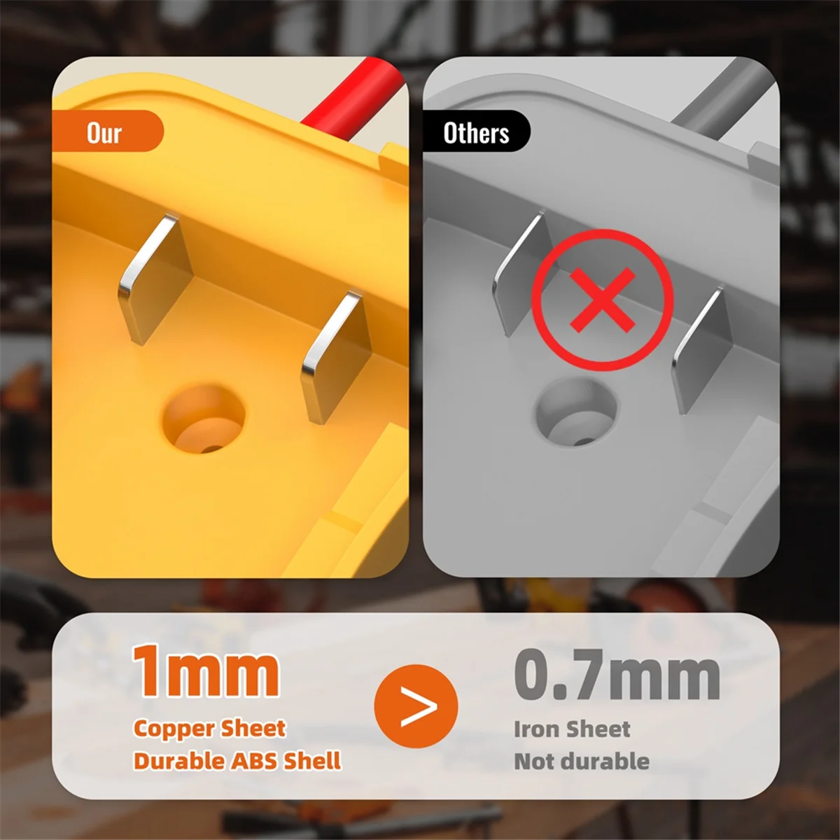 Supernew  For Dewalt Portable Jump Start Cable Car Auxiliary Starter Car Jump Start Conversion Battery Jumper