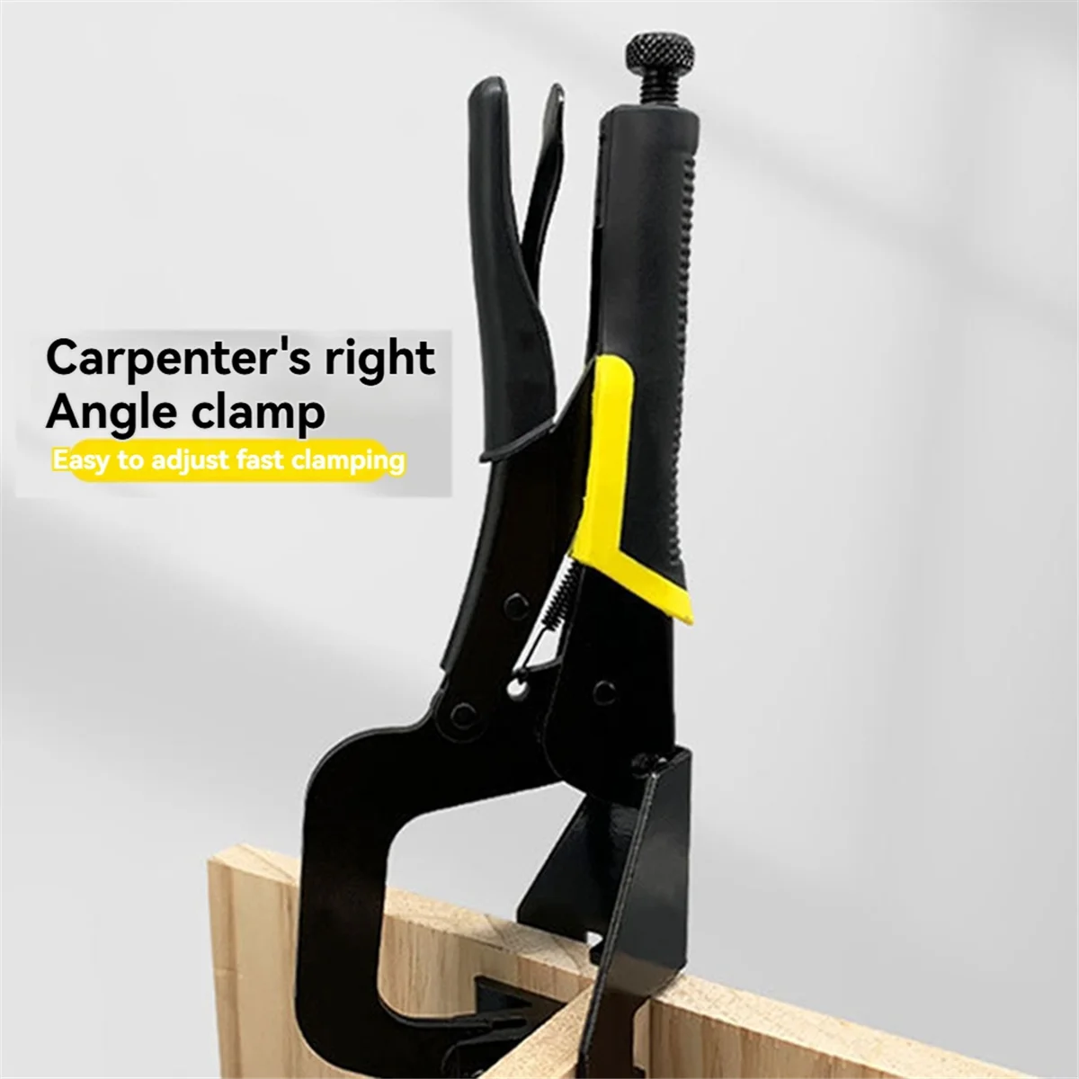 

ABNJ 90 Degree Right Angle Clip Woodworking Clamp Right-Angle Fixing Tool Quick Clamp Picture Frame Corner Clip Hand Tool