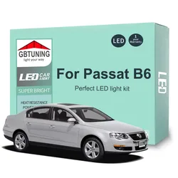 LED Interior Light Bulb For Volkswagen VW Passat B6 Sedan Variant 2006 2007 2008 2009 2010 Car Accessories Canbus Indoor Lamp