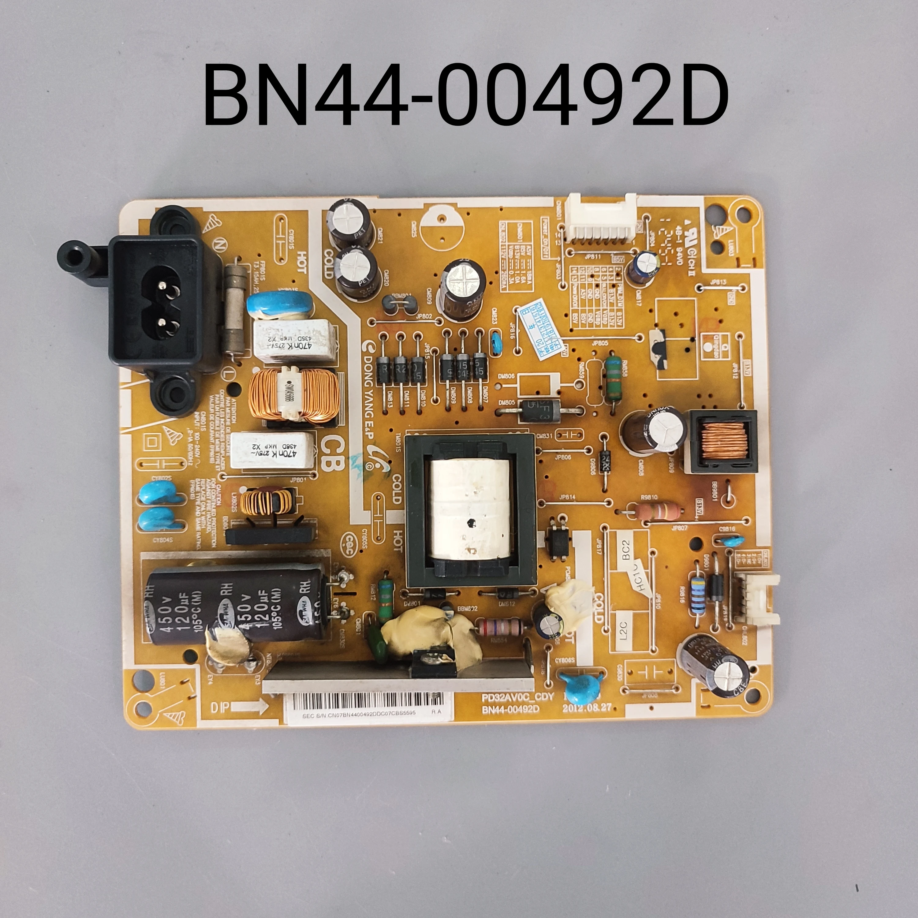 

GENUINE ORIGINAL POWER SUPPLY BOARD BN44-00492A BN44-00492B BN44-00492D is for UN32EH4003F UN32EH4050F UA32EH4000R UA32EH4080R