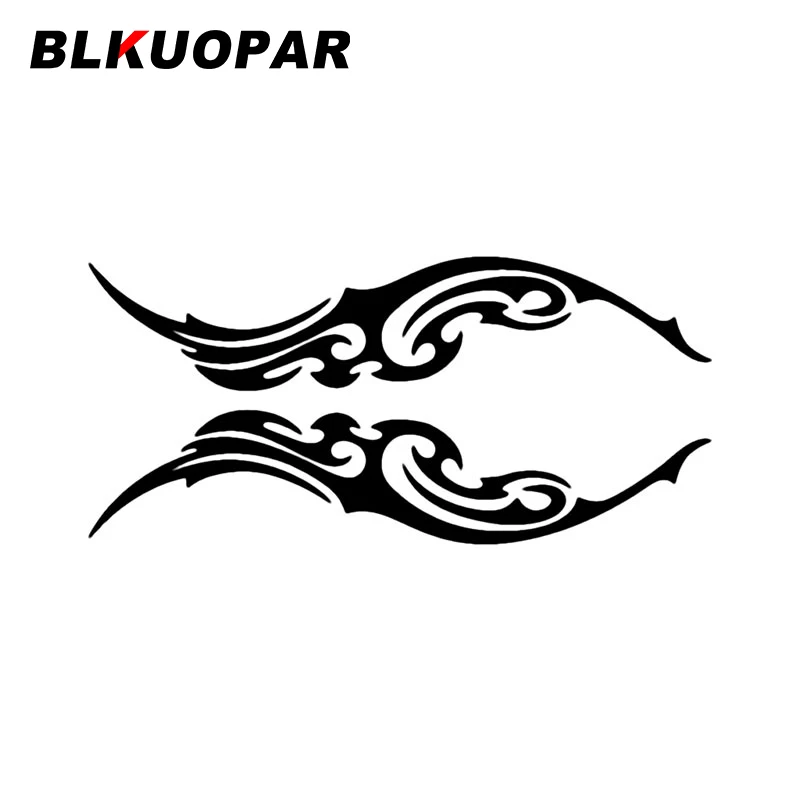 BLKUOPAR Tribal Waves Car Stickers ATV Vinyl Personality Die-cut Waterproof Refrigerator Windows Decoration Surfboard Car Lable