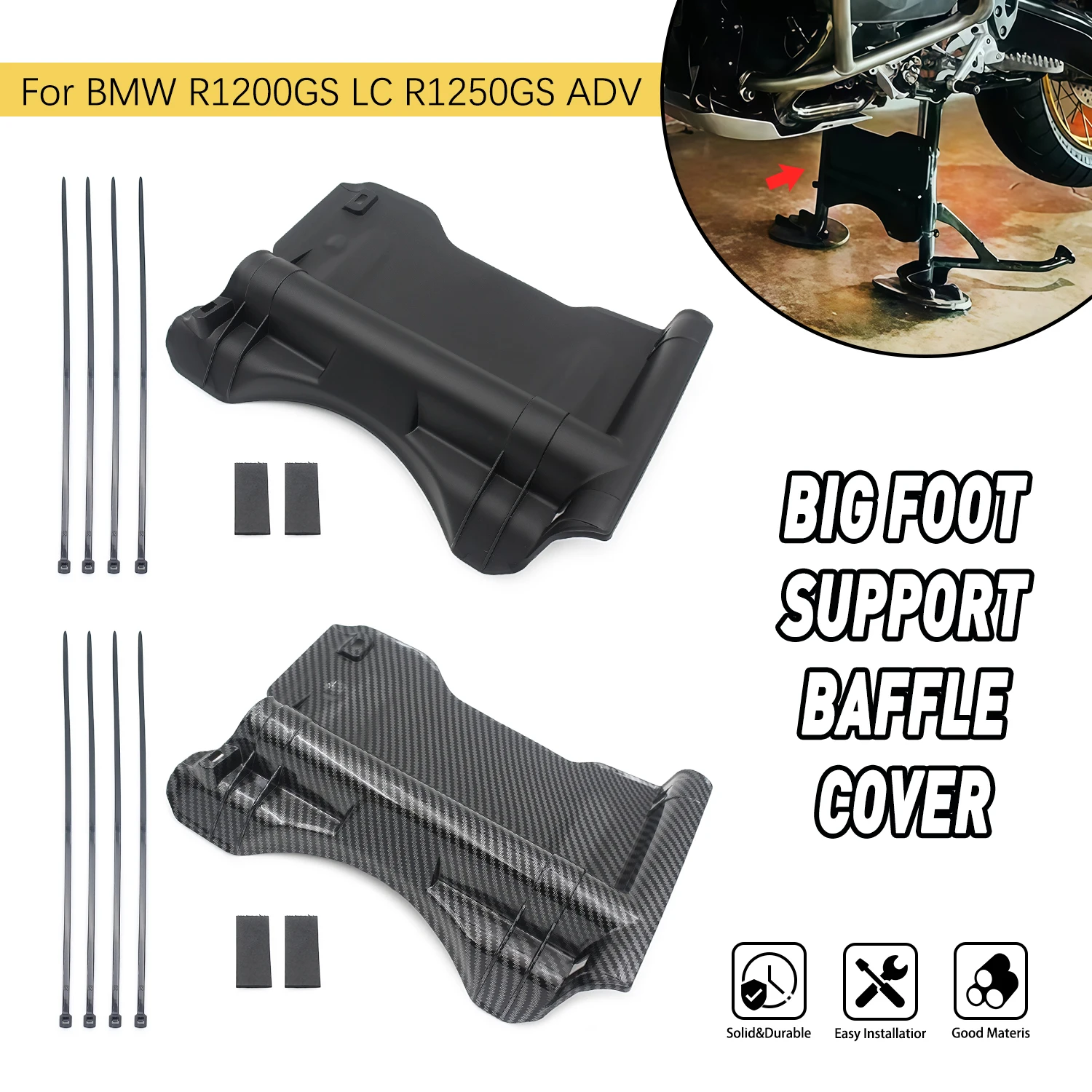 Center Stand Protector Large Footrest Baffle Plate For BMW R1200GS LC R1250GS ADV Adventure R1200GS R1250GS R1200 GS R1250