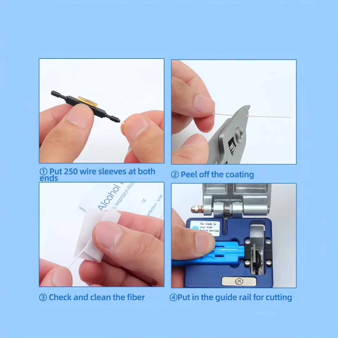 SUMMITEK L925B Optical Fiber Mechanical Splice Single Optic Fast Connector For Drop Cable