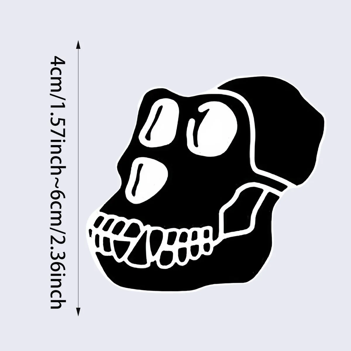 15pcs Gothic Stickers, skull Vinyl Sticker Pack, Waterproof Skeleton Stickers for Laptops, Water Bottles, Phone Case