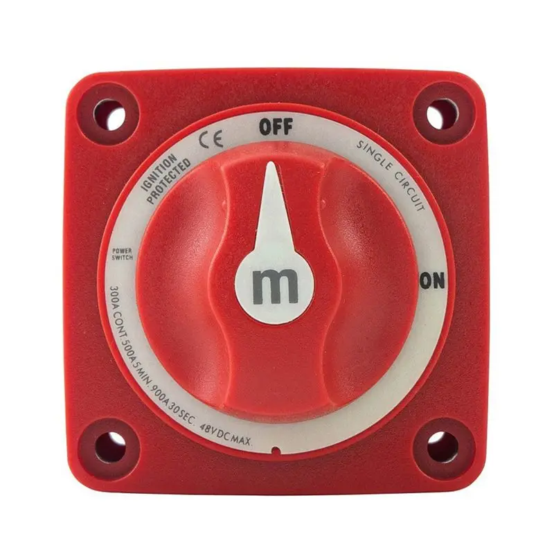 

AEF3-48V 300A Single Circuit Battery Selector Isolator Disconnect Rotary Switch Battery Power Switch For Car RV Marine Boat