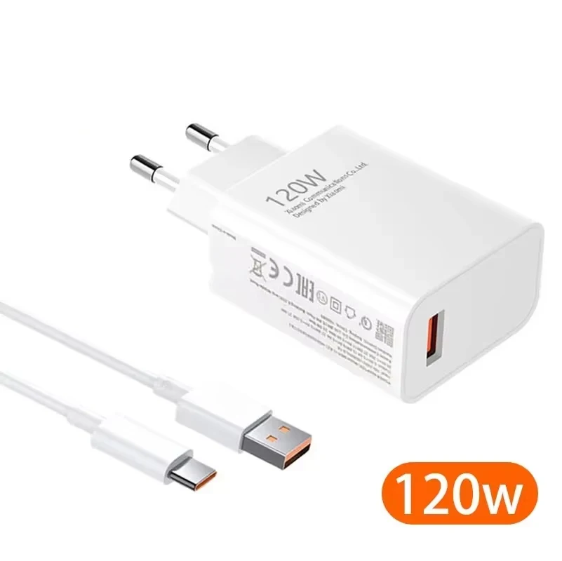 NONE Xiaomi 120W Original Ladegerät Schnelle Ladung 120W 67W 33W EU Wand Gan Ladegerät Adapter für Redmi Hinweis 12 13 Pro Plus Mi 14 13 Kabel 3