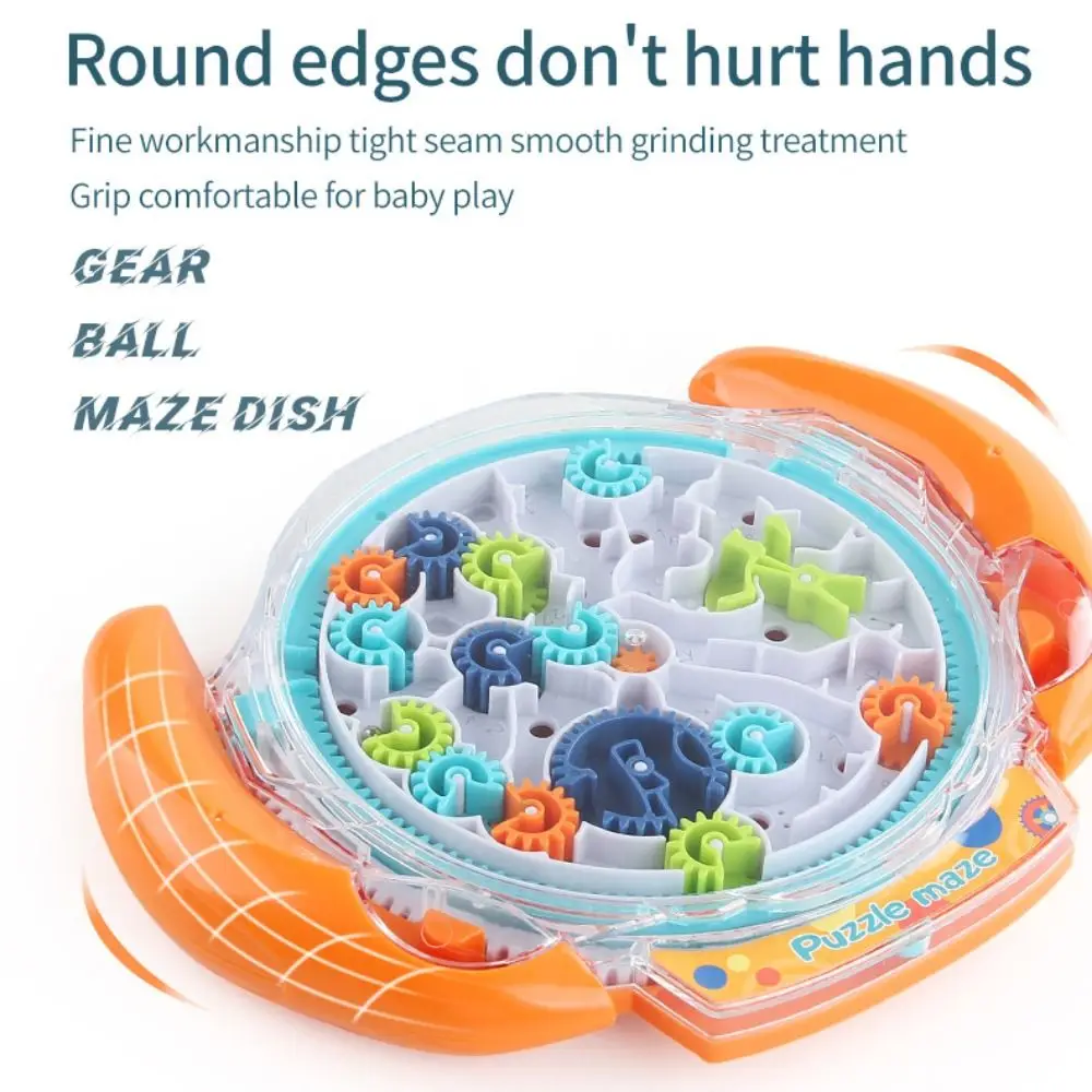 Handheld 3D Brain Maze Game Toy Hand-hersencoördinatietraining Balanstraining Educatief speelgoed voor kinderen Transparant