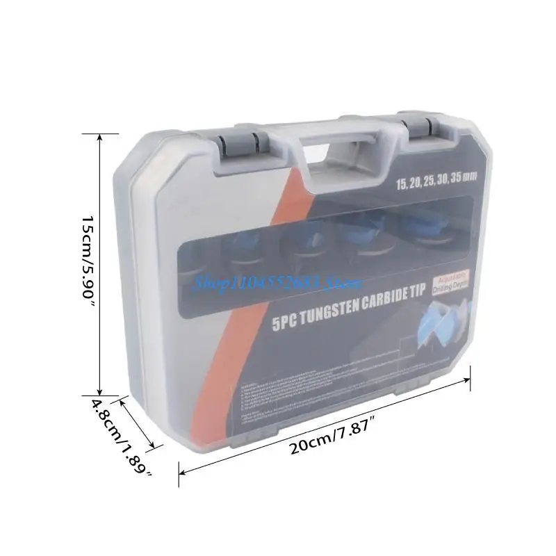 Y6GD 15/20/25/30/35 mm Forstner Bit Set einstellbare Positionierungsbohrer Sätze 5 PCs