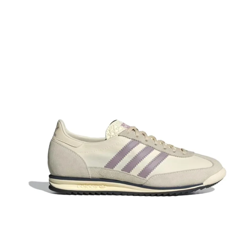 Adidas SL 72 men's and women's trend retro low casual running shoes non-slip wear sports shoes light grey