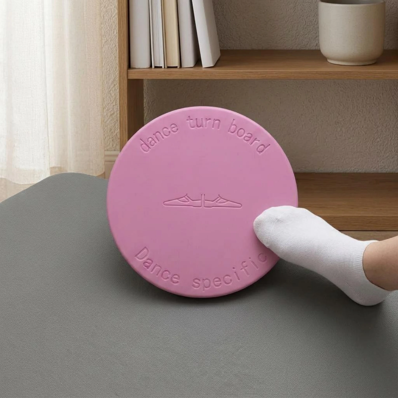 2 Pieces Dance Turnout Training Board Pair of Boards Dance Turn Board Ballet Turnout Disc Polished Molded