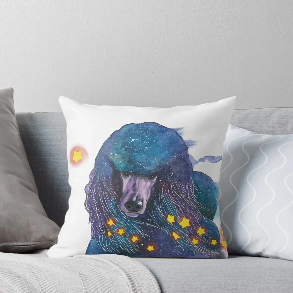 The Hubble Space Poodle Throw Pillow Christmas Pillows Couch Pillows christmas pillowcases pillow