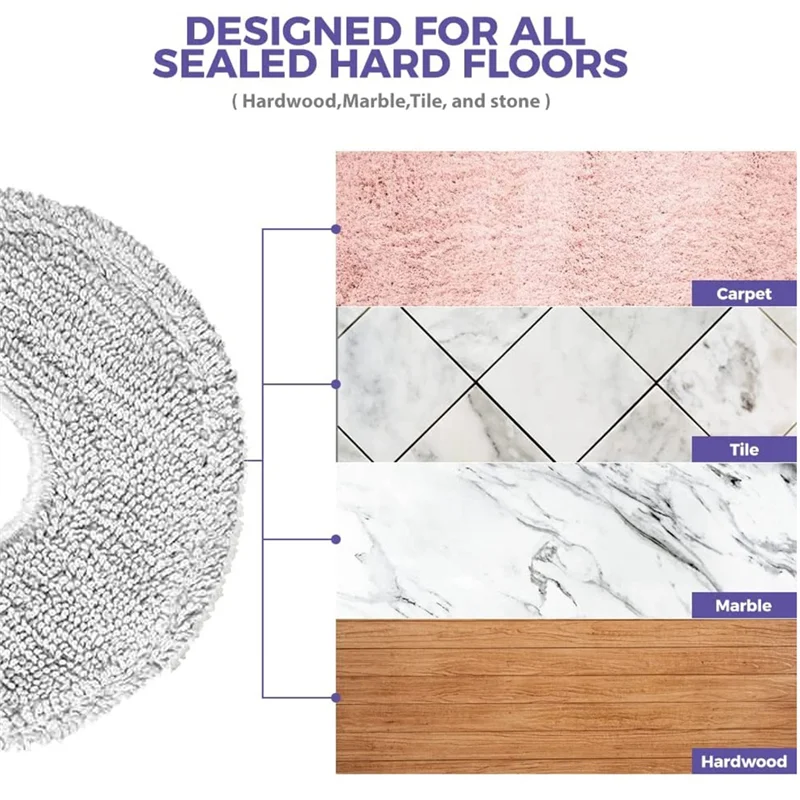 【Berserk】 trapo de limpieza de 10 Uds para Robot aspirador Dreame L40 Ultra / X40 Ultra completo / MOVA P10 Pro Ultra / MOVA P50 Pro Ultra