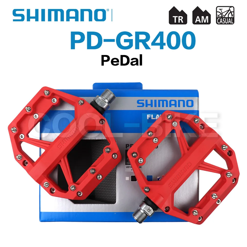 Shimano PD GR400 GR500 شقة الدواسات شقة متب/درب/إندورو/BMX دراجة الدواسات PD-GR400 PD-GR500 #5
