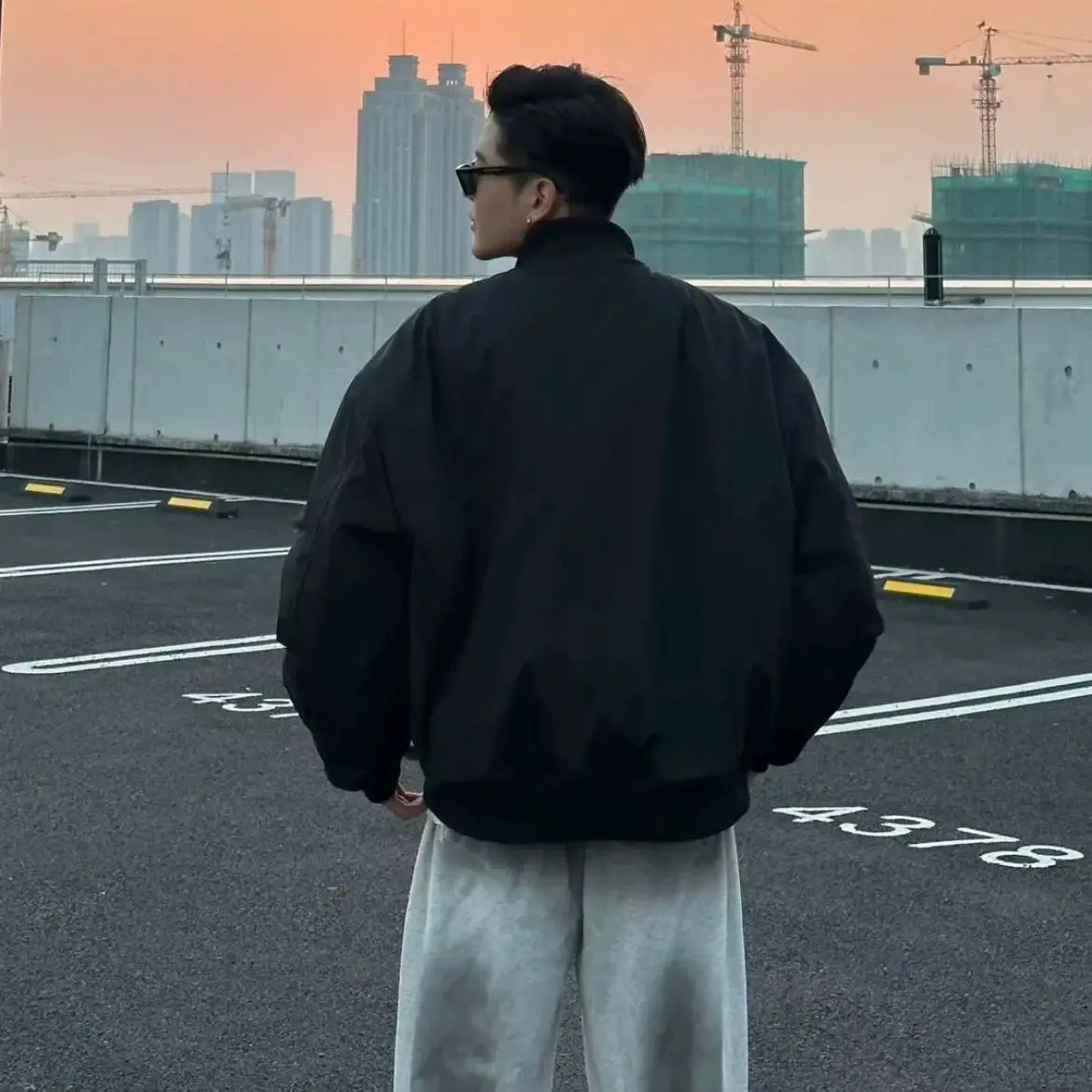 

2026 New Trend Men's Thick And Thin Fashion Versatile Stand Collar Jacket Casual Loose Sports Stylish Cotton Coat