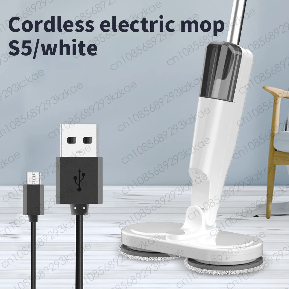 Floor Mop with Sprayer for Cleaning Handheld Wireless Rotary Electric Mop Floor Cleaning Chargeable Home Appliance