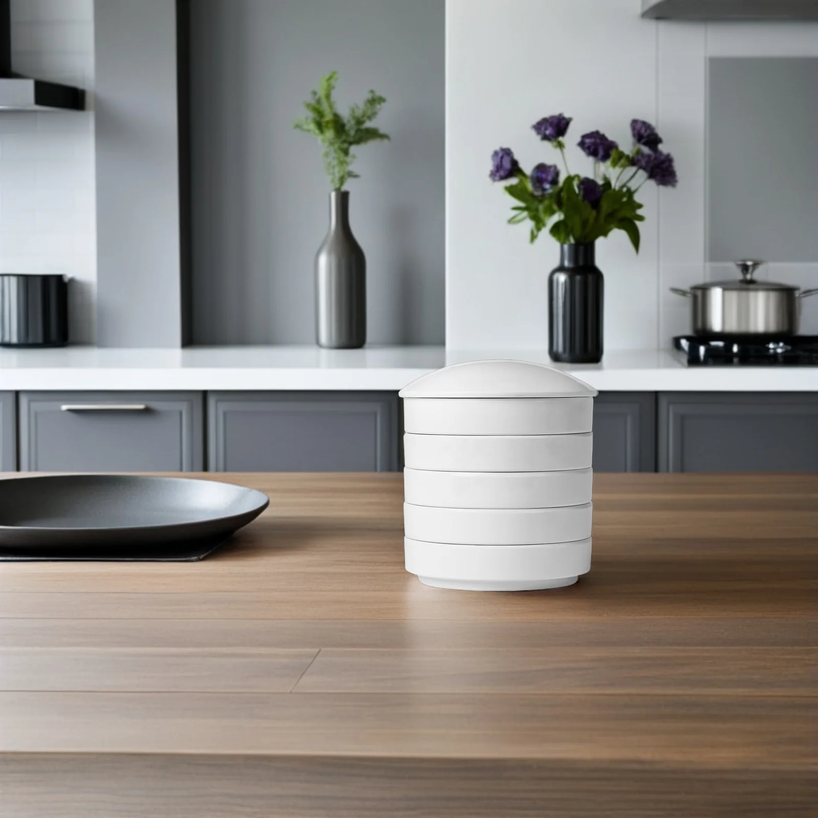 

Five Layers Porcelain Paint Palette Compact Mixing Tray for Travel Home Studio Use Fine Craftsmanship Art Tool