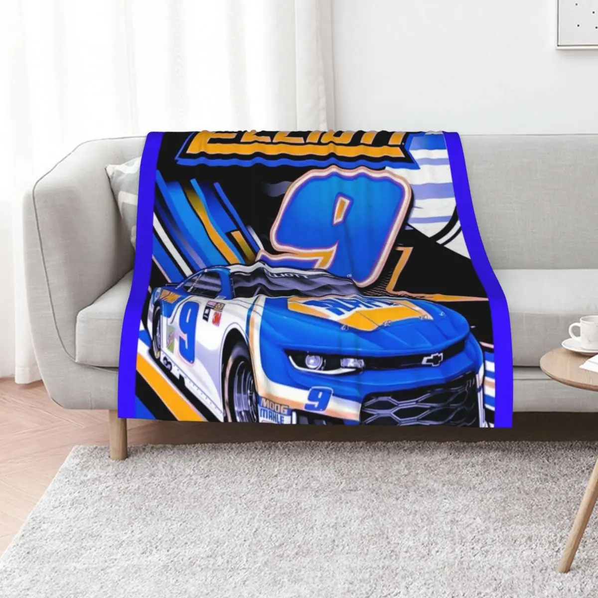 Chase elliott Throw Blanket Sofa Quilt Bed linens Fashion Sofas Camping sofa bed Single Blankets