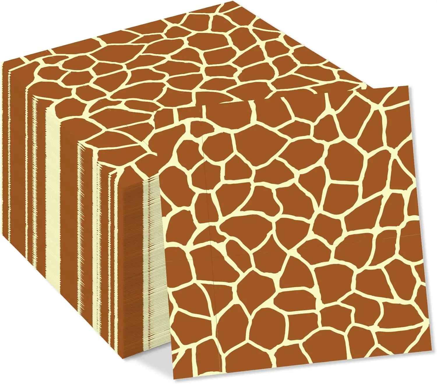 20/40/60 stücke Dschungel Safari Tier Druck Papier Servietten Zebra Tiger Giraffe Leopardenmuster Einweg Party Servietten Dschungel Dekore – Detail 5