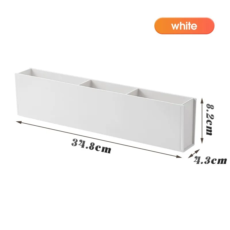 1PC Office Desktop Baffle Wall Hanging Storage Box Removable Multi-functional Hanging Stationery Rack Household Goods