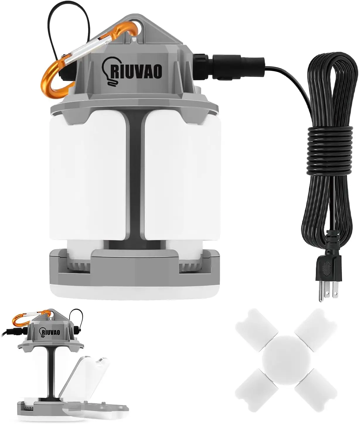 

Светодиодный рабочий фонарь 70 Вт, 10500 люмен, сверхъяркий, с 4 регулируемыми панелями, портативный, для освещения на стройплощадке и в гараже