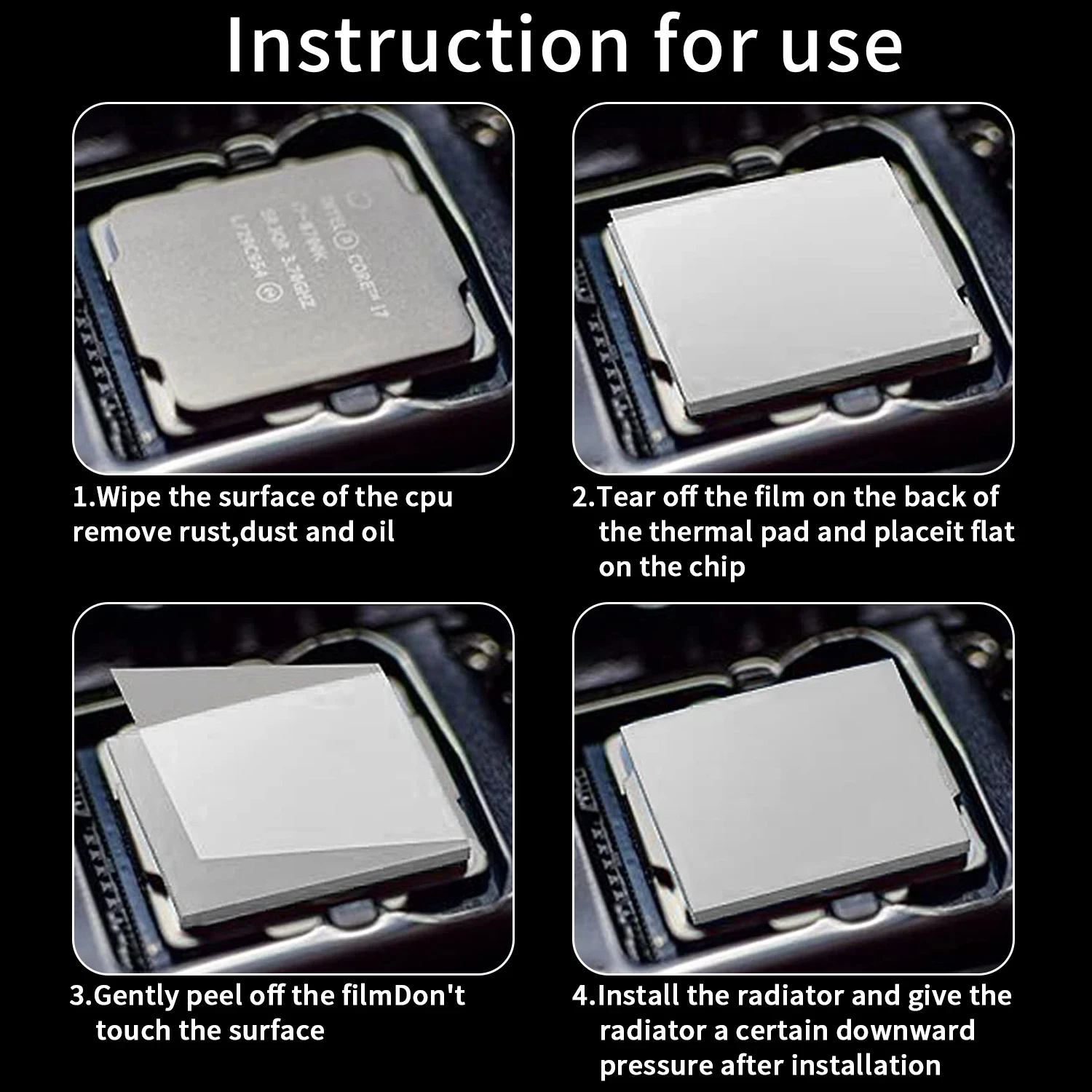 24W/MK GPU CPU Thermal Pad dissipatore di calore raffreddamento Pad in Silicone conduttivo 80 x4 0/100x100mm isolamento termico Pad di alta qualità